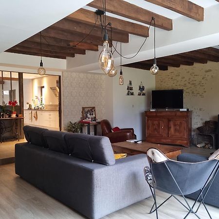 La Suze-sur-Sarthe L 'Aupinouse Chambre Double Pivoine Avec Salle D'Eau Privative מראה חיצוני תמונה