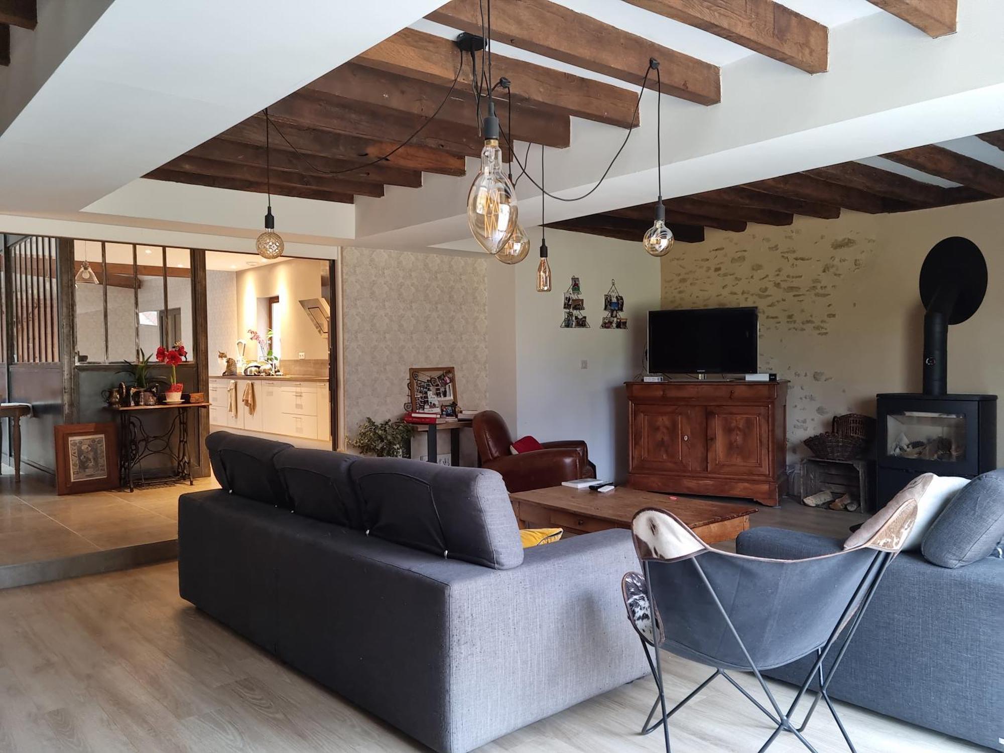 La Suze-sur-Sarthe L 'Aupinouse Chambre Double Pivoine Avec Salle D'Eau Privative מראה חיצוני תמונה